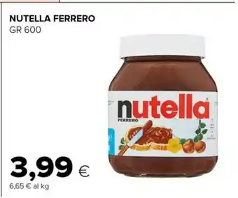 Tigre Nutella 600 g offerta