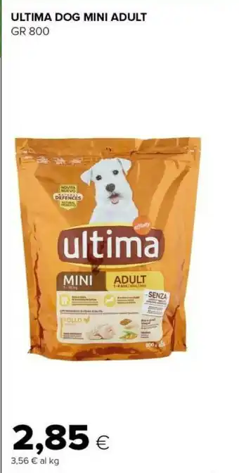 Tigre Ultima dog mini adult 800 g offerta