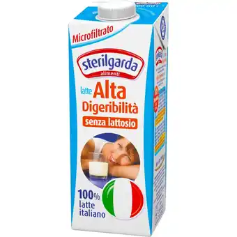 Qui Discount LATTE ALTA DIGERIBILITA' SENZA LATTOSIO BRIK STERILGARDA 1 LITRO offerta