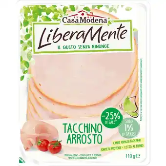 Qui Discount TACCHINO ARROSTO LIBERAMENTE CASA MODENA 110 GR offerta