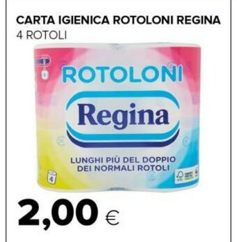 Tigre Regina carta igienica rotoloni offerta