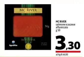 A&O MC RIVER salmone scozzese affumicato g 50 offerta