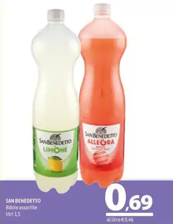 A&O SAN BENEDETTO Bibite assortite litri 1,5 offerta