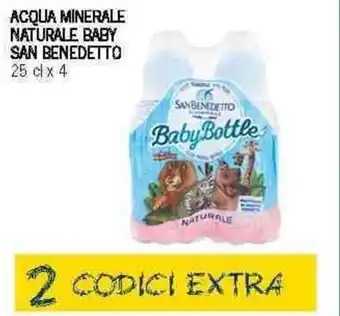 Supermercati Piccolo San Benedetto Acqua Minerale Naturale Baby 25 cl x 4 offerta