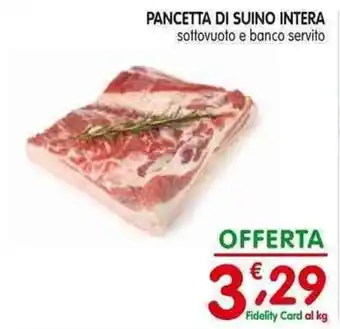 D'Ambros PANCETTA DI SUINO INTERA offerta