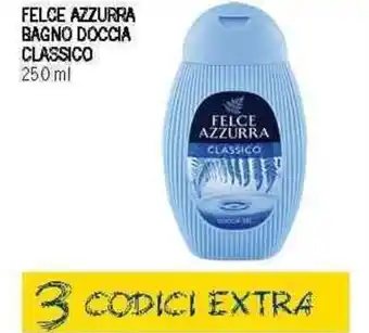 Supermercati Piccolo Felce Azzurra Bagno Doccia Classico 250 ml offerta