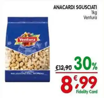 D'Ambros ANACARDI SGUSCIATI 1kg Ventura offerta