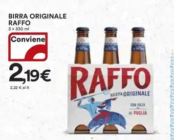 Ipercoop BIRRA ORIGINALE RAFFO offerta