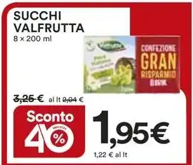 Ipercoop SUCCHI VALFRUTTA offerta