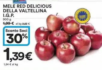 Ipercoop MELE RED DELICIOUS DELLA VALTELLINA I.G.P. offerta