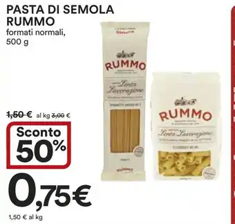 Ipercoop PASTA DI SEMOLA RUMMO formati normali, 500 g offerta