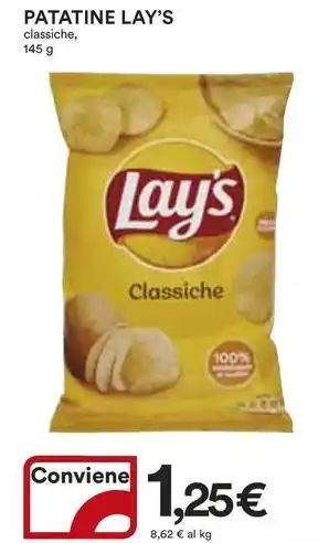 PATATINE LAY'S classiche, 145 g