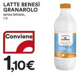 Ipercoop LATTE BENESÌ GRANAROLO senza lattosio, 1 It offerta