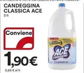 Ipercoop CANDEGGINA CLASSICA ACE 3 It offerta