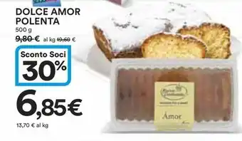 Ipercoop DOLCE AMOR POLENTA offerta