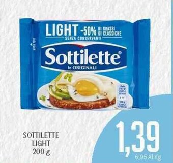 Supermercati Piccolo Sottilette Light 200 g offerta