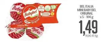 Supermercati Piccolo Bel Italia Mini Baby Bel Original x 5 - 100 g offerta