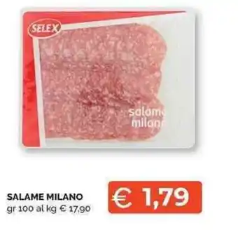 Mercatò Local SALAME MILANO gr 100 offerta