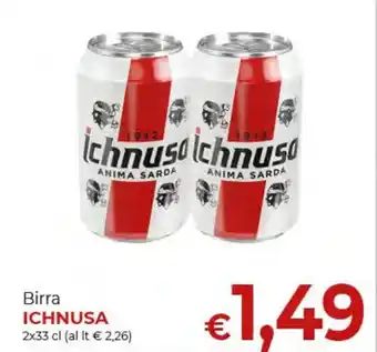 Supermercati Nonna Isa Birra ICHNUSA 2x33 cl offerta