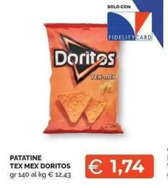 PATATINE TEX MEX DORITOS gr 140