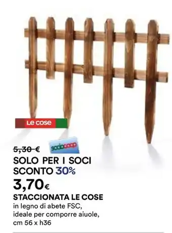 Ipercoop STACCIONATA LE COSE cm 56 x h36 offerta