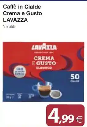 Docks Cash&Carry Caffè in Cialde Crema e Gusto LAVAZZA 50 cialde offerta