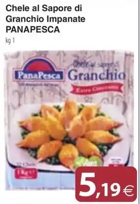 Docks Cash&Carry Chele al Sapore di Granchio Impanate PANAPESCA kg 1 offerta