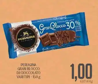 Supermercati Piccolo Perugina Gran Blocco Di Cioccolato Vari Tipi 150 g offerta