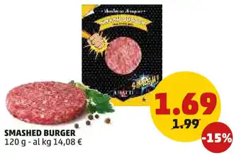 PENNY SMASHED BURGER 120 g offerta