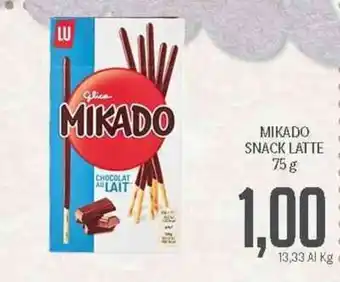 Supermercati Piccolo Mikado Snack Latte 75 g offerta