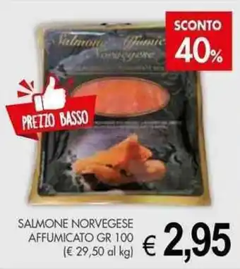 PrestoFresco SALMONE NORVEGESE AFFUMICATO GR 100 offerta