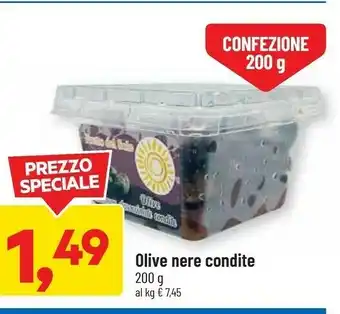 DPiù Olive nere condite offerta