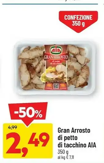 DPiù Granarrosto di petto di tacchino 350 g(ml) offerta