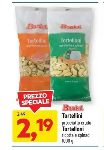 DPiù Tortellini prosciutto crudo offerta