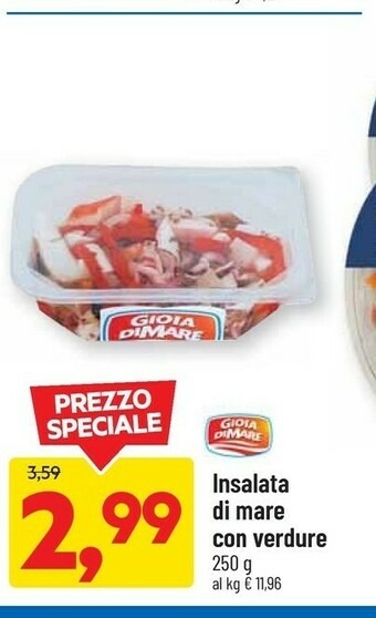 DPiù Insalata di mare con verdure offerta