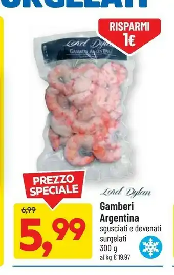 DPiù Gamberi argentini offerta