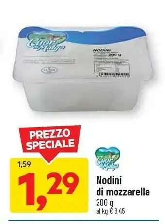 DPiù Nodini di mozzarella offerta
