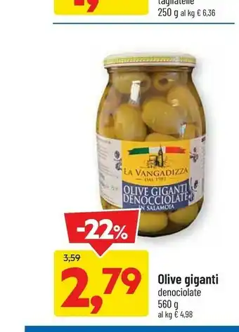 DPiù Olive giganti offerta