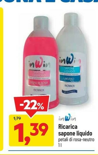 DPiù Sapone liquido offerta
