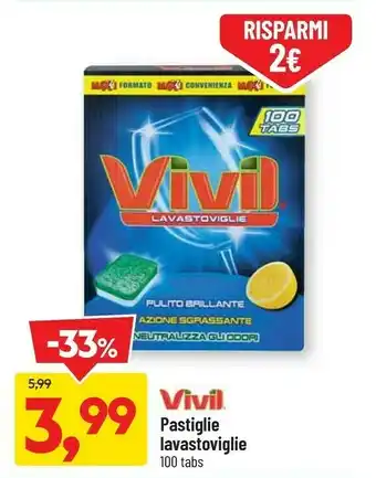 DPiù Pastiglie lavastoviglie offerta