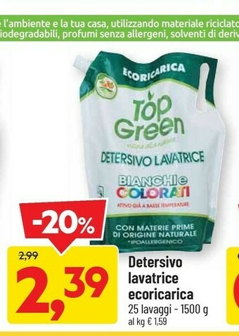 DPiù Detersivo lavatrice offerta