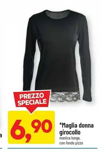 DPiù Maglia donna girocollo offerta