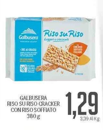 Supermercati Piccolo Galbusera Riso Su Riso Cracker Con Riso Soffiato 380 g offerta