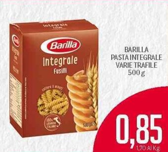 Supermercati Piccolo Barilla Pasta Integrale Varie Trafile 500 g offerta