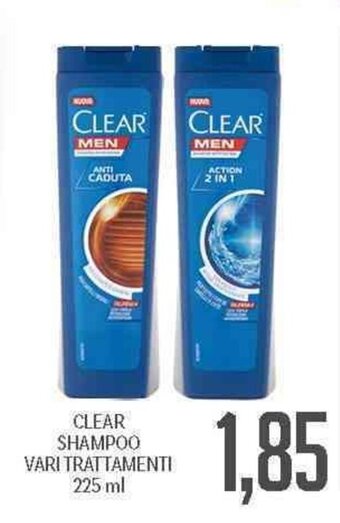 Clear Shampoo Vari Trattamenti 225 ml