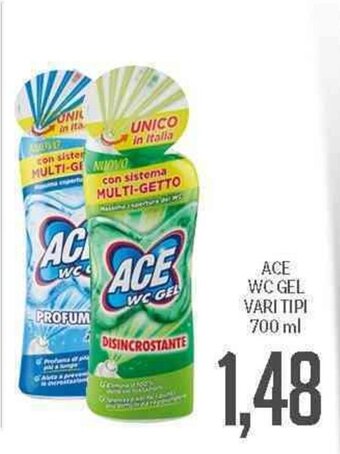 Supermercati Piccolo Ace WC Gel Vari Tipi 700 ml offerta