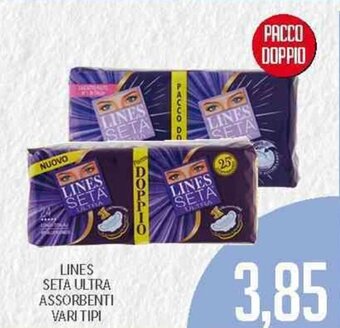 Supermercati Piccolo Lines Seta Ultra Assorbenti Vari Tipi offerta