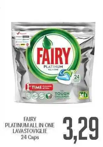 Supermercati Piccolo Fairy Platinum All in One Lavastoviglie 24 Caps offerta
