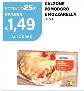 Ekom CALZONE POMODORO E MOZZARELLA G 250 offerta