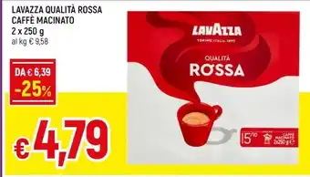 Famila Superstore LAVAZZA QUALITÀ ROSSA CAFFÈ MACINATO offerta